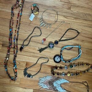 Collection Bohemian Multicolor Beaded Necklace Collection - Women Jewelry